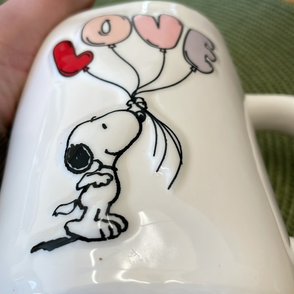 Rae Dunn x Peanuts | Love Is In The Air |Large Mug | Colab | By Magenta | 2024 - Picture 11 of 15